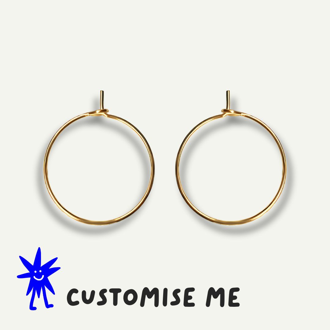 Gold Hoop Earring