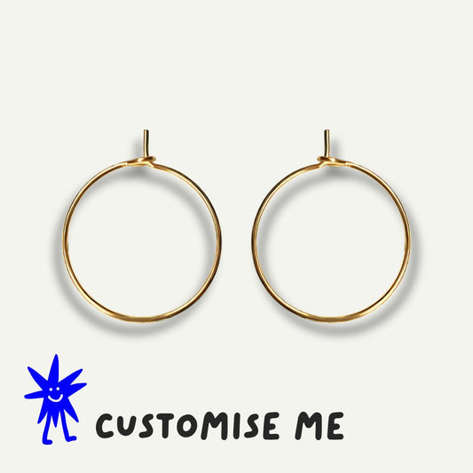 Gold Hoop Earring