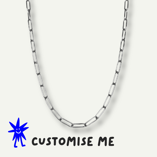 Silver Chain Link Necklace